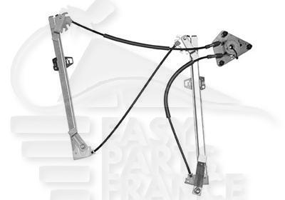 MECANISME DE LEVE VITRE ELECT AVG MOD 4 PTES Pour AUDI A1 - AD020 08/10→06/14