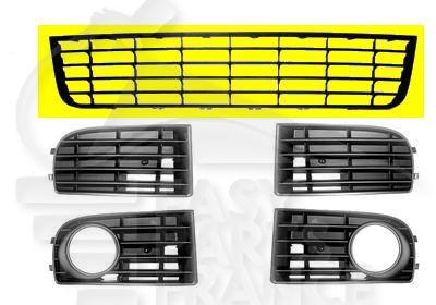 GRILLE DE PC AV CENTRALE NOIRE sauf DIESEL Pour VOLKSWAGEN GOLF 5 - VO054 12/03→10/08