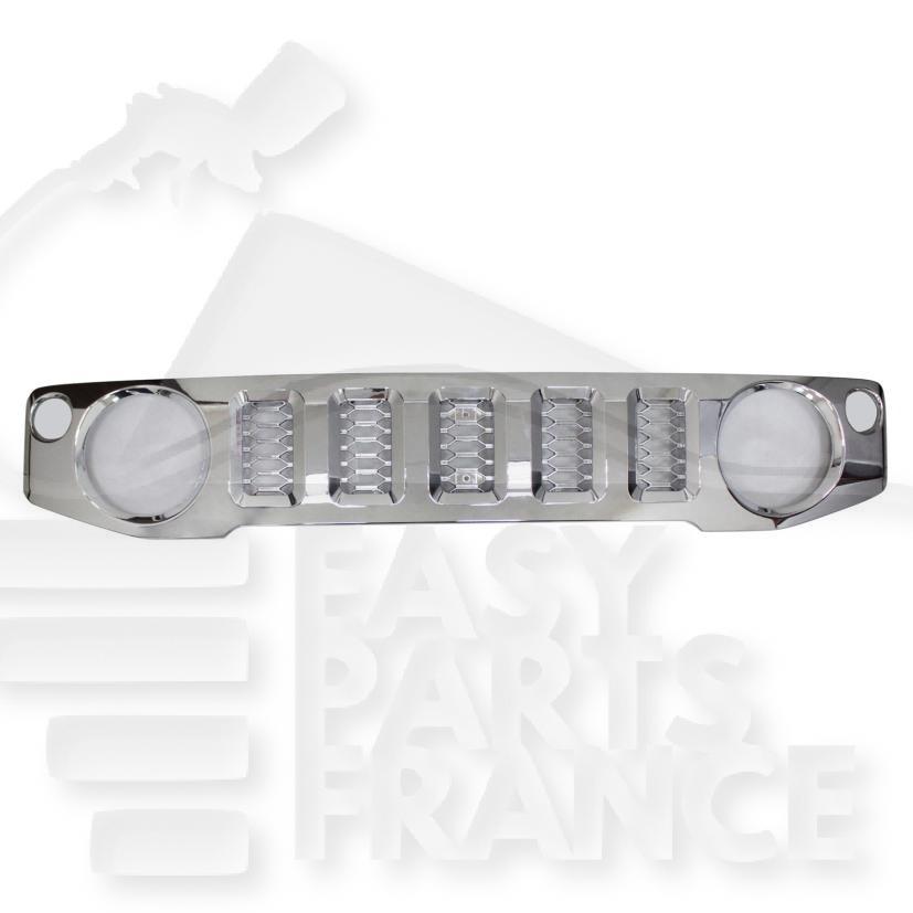GRILLE DE CALANDRE CHROMEE Pour SUZUKI JIMNY - SZ053 09/18→