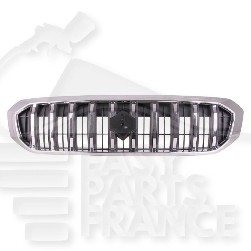 GRILLE DE CALANDRE NOIRE A/MOULURE CHROMEE Pour SUZUKI SX4 S/CROSS - SZ133 11/16→