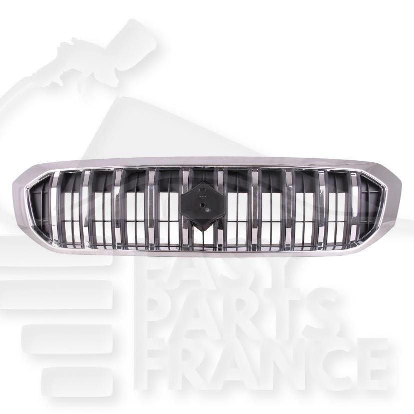 GRILLE DE CALANDRE NOIRE A/MOULURE CHROMEE Pour SUZUKI SX4 S/CROSS - SZ133 11/16→