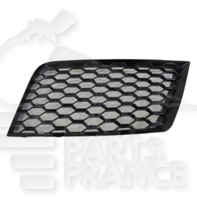 GRILLE DE PC AVG NOIRE Pour AUDI A3 - RS3 - AD055 07/16→