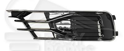 GRILLE DE PC AVD NOIRE BRILLANTE Pour AUDI A6 (4GC)- AD096 09/14→06/16