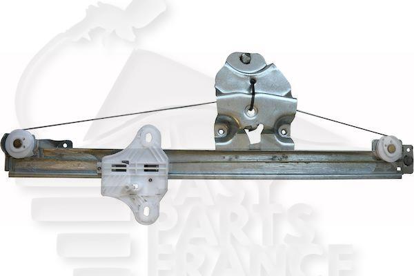 MECANISME DE LEVE VITRE ELECT AVD - 5 PTES Pour RENAULT CLIO - RN032 09/12→08/16