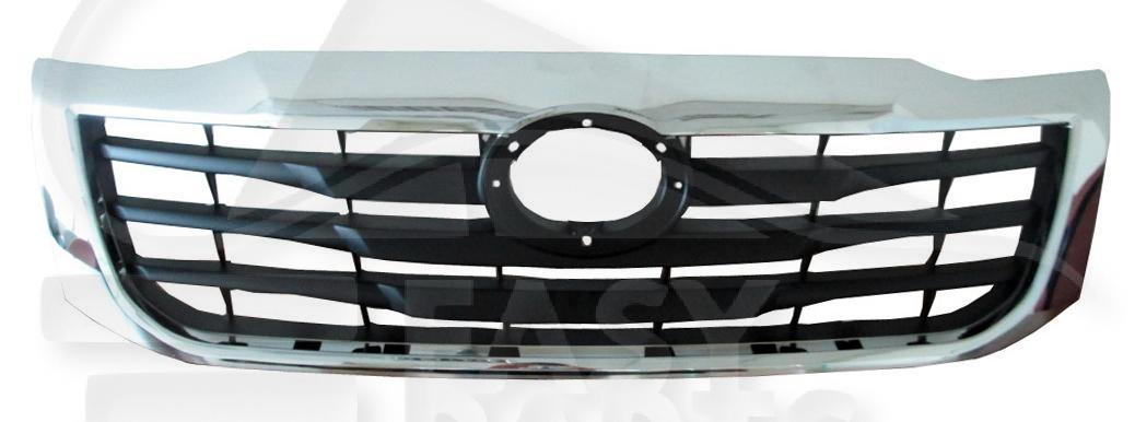 GRILLE DE CALANDRE NOIRE- CHROMEE Pour TOYOTA HILUX - TY136 02/12→02/16