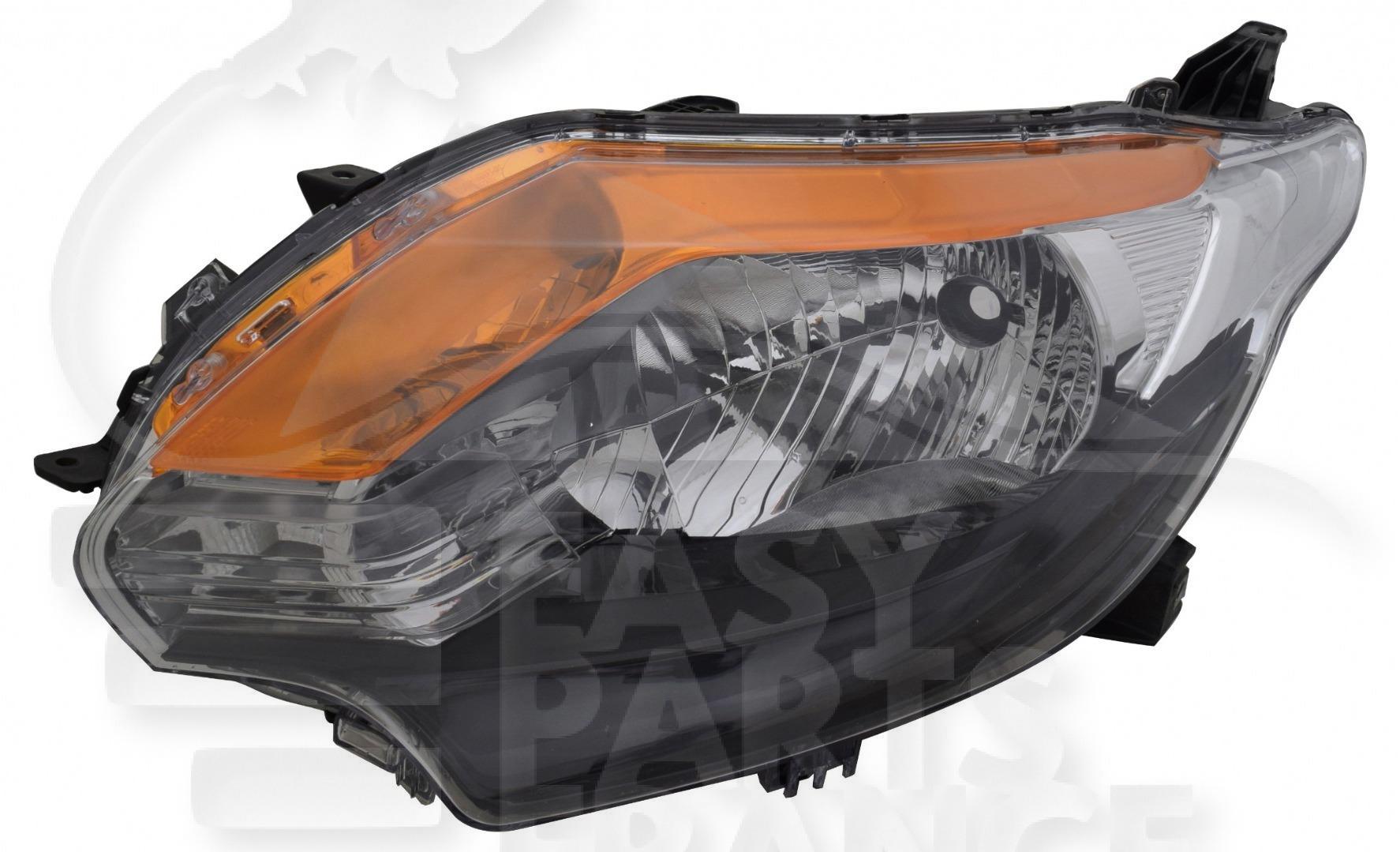 OPT G H4 ELECT S/MOTEUR F/NOIR Pour MITSUBISHI L200 - MT088 01/15→03/19
