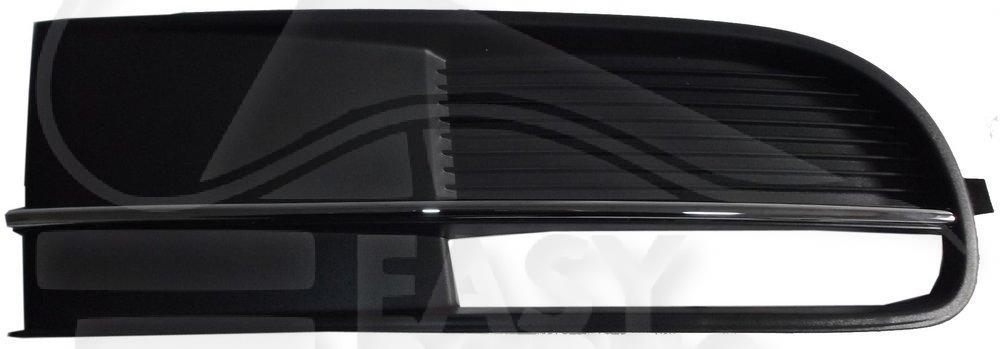 GRILLE DE PC AVD NOIRE S/EMPL AB A/MOULURE CHROMEE Pour VOLKSWAGEN NEW BEETLE - VO102 01/12→03/16