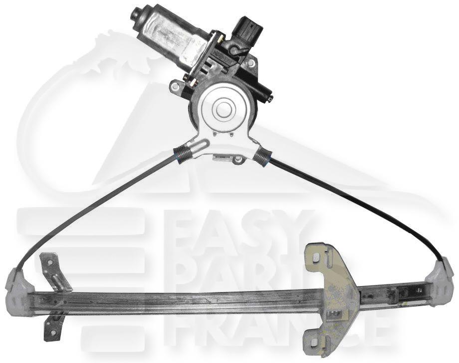LEVE VITRE ARG ELECT Pour HONDA ACCORD 4 PTES - HD015 02/03→12/05