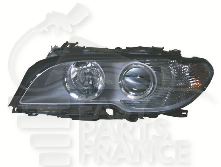 OPT G H7+H7 ELECT S/MOTEUR F/NOIR FEU BL Pour BMW S3 E46 3 PTES / COUPE - BM043 02/03→