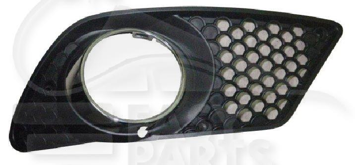 GRILLE DE PC AVD A/EMPL AB CHROMEE/NOIRE AMG Pour MERCEDES CLASSE C - 204 COUPE - ME073 03/11→05/15