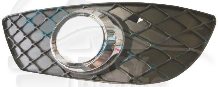 GRILLE DE PC AVD A/EMPL AB A/MOULURE CHROMEE Pour MERCEDES CLASSE C - W204 - ME071 09/11→11/13