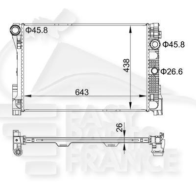 3.2 CDI BM +/- CLIM Pour MERCEDES CLASSE C - W204 - ME071 09/11→11/13