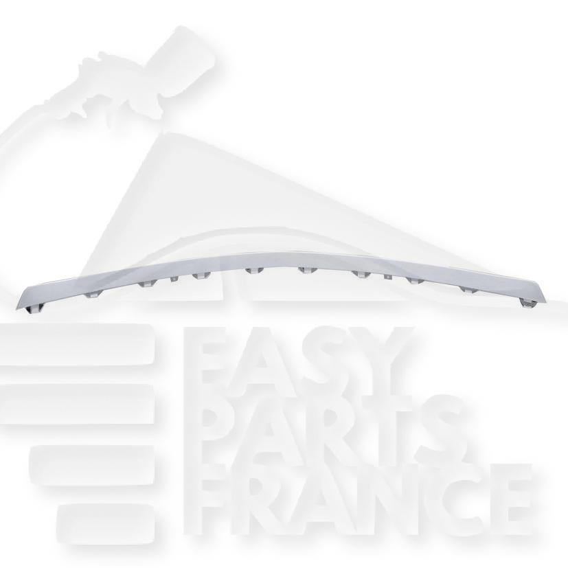 MOULURE DE PC AV CENTRALE CHROMEE mod AVANTGARDE/ELEGANCE Pour MERCEDES CLASSE E - W212 - ME101 05/13→01/16