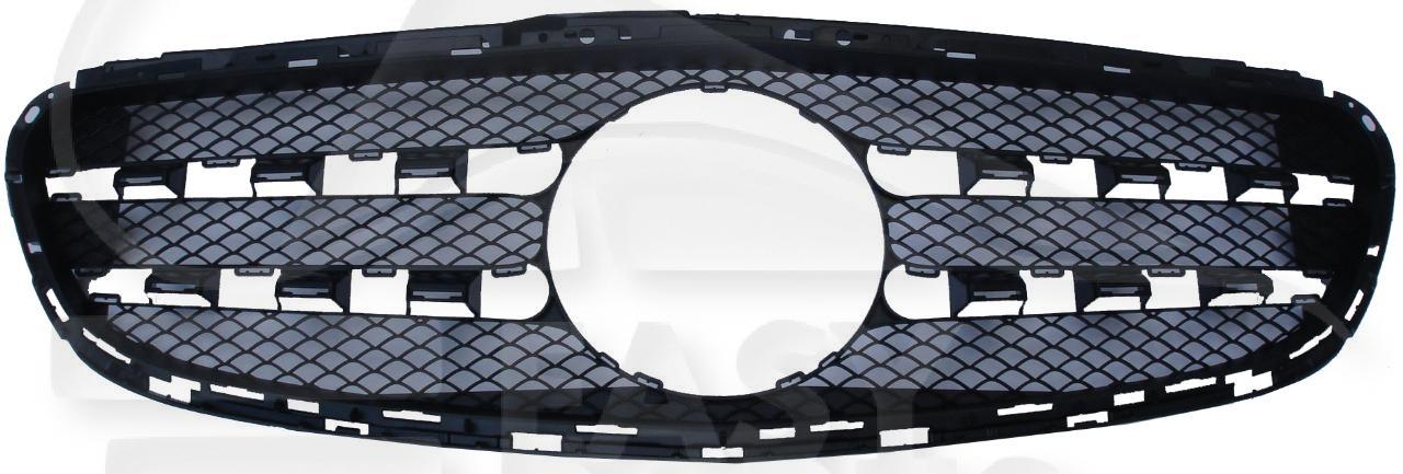 GRILLE DE CALANDRE NOIRE mod AVANTGARDE-SPORT-AMG Pour MERCEDES CLASSE E - W212 - ME101 11/12→01/16