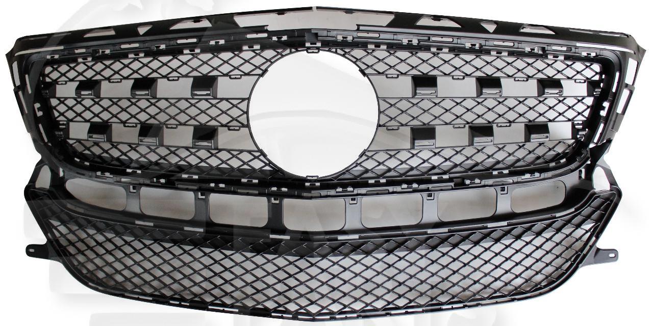 GRILLE DE CALANDRE A PEINDRE S/TROU CAPTEUR MOD. EXECUTIVE/ELEGANCE Pour MERCEDES CLASSE CLS - C218 - ME202 02/11→12/14