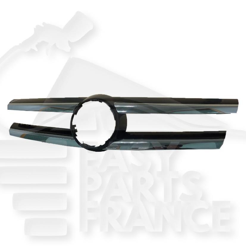 MOULURE DE GRILLE DE CALANDRE PEINTE NOIRE Pour MERCEDES CLASSE GL - X166 - ME340 07/12→12/15