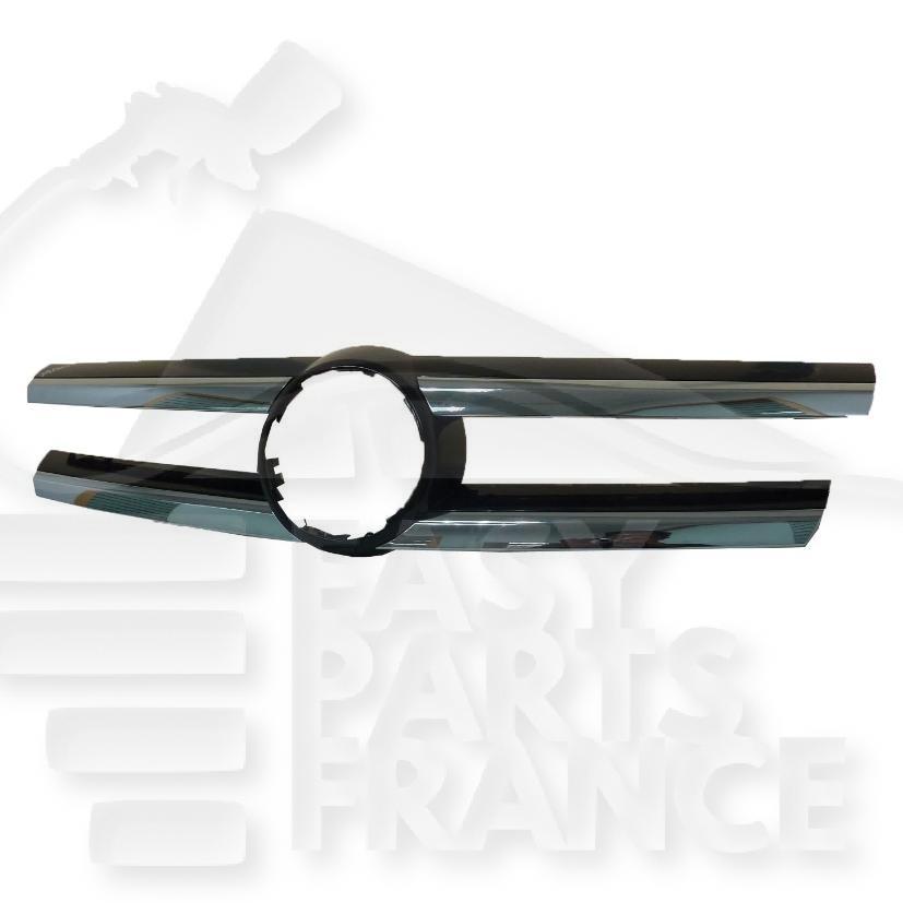 MOULURE DE GRILLE DE CALANDRE PEINTE NOIRE Pour MERCEDES CLASSE GL - X166 - ME340 09/12→10/15