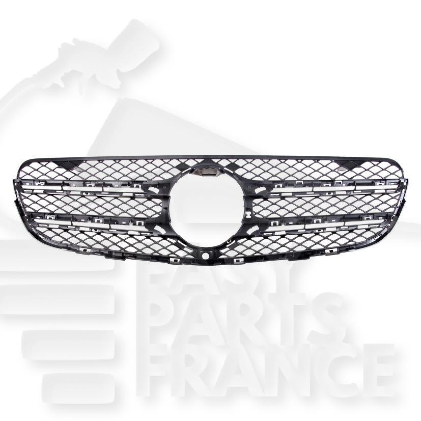 GRILLE DE CALANDRE NOIRE A/EMPL CAMERA Pour MERCEDES CLASSE GLC COUPE - C253 - ME361 07/15→01/19