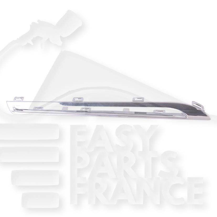 MOULURE SUP AVG DE GRILLE DE CALANDRE CHROMEE Pour MERCEDES CLASSE GLC COUPE - C253 - ME361 10/16→01/20