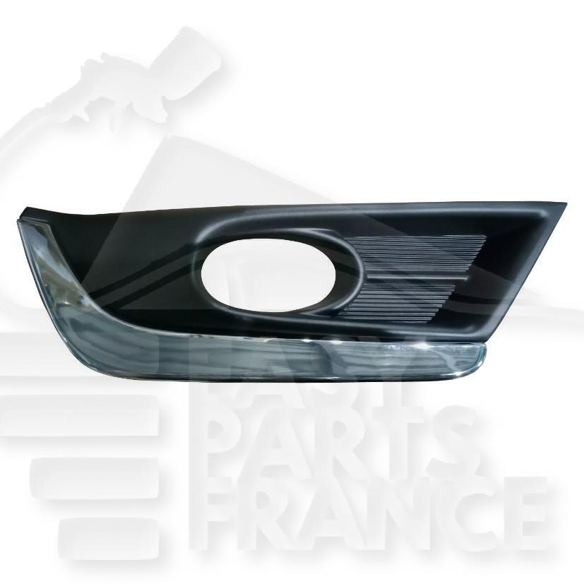 GRILLE DE PC AVD A/EMPL AB NOIRE & MOULURE CHROMEE Pour HONDA CRV - HD088 11/18→