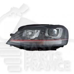 OPT G D3S+H7+H21W ELECT A/MOTEUR fond NOIR Pour VOLKSWAGEN GOLF 7 SW VARIANT - VO066 09/13→04/17