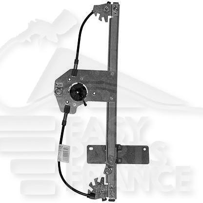 MECANISME DE LEVE VITRE ELECT AVG 4 PTES Pour PEUGEOT 207 - PG041 06/09→