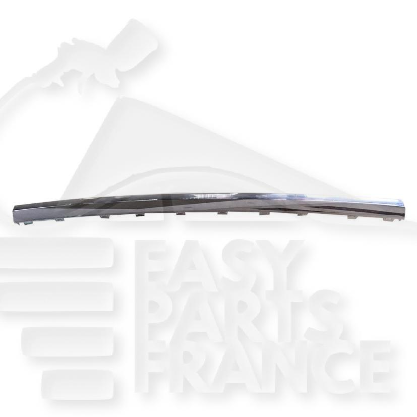 MOULURE DE PC AV CENTRALE CHROMEE Pour VOLKSWAGEN T-ROC - VO250 11/17→02/22