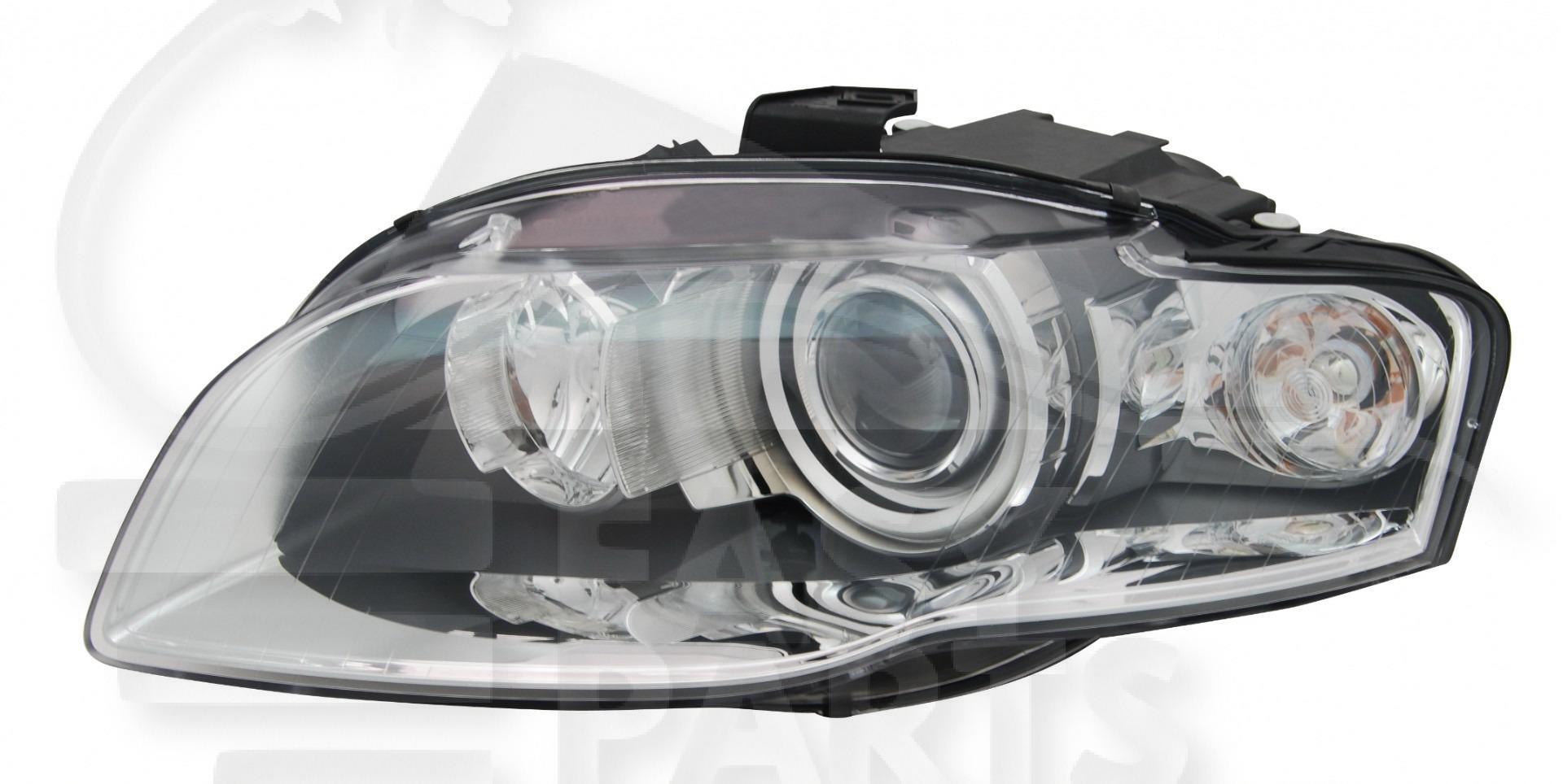 OPT G D1S ELECT A/MOTEUR FEU BL VERSION S-LINE S/BALLASTRE Pour AUDI A4 (B7)- AD063 10/04→11/07