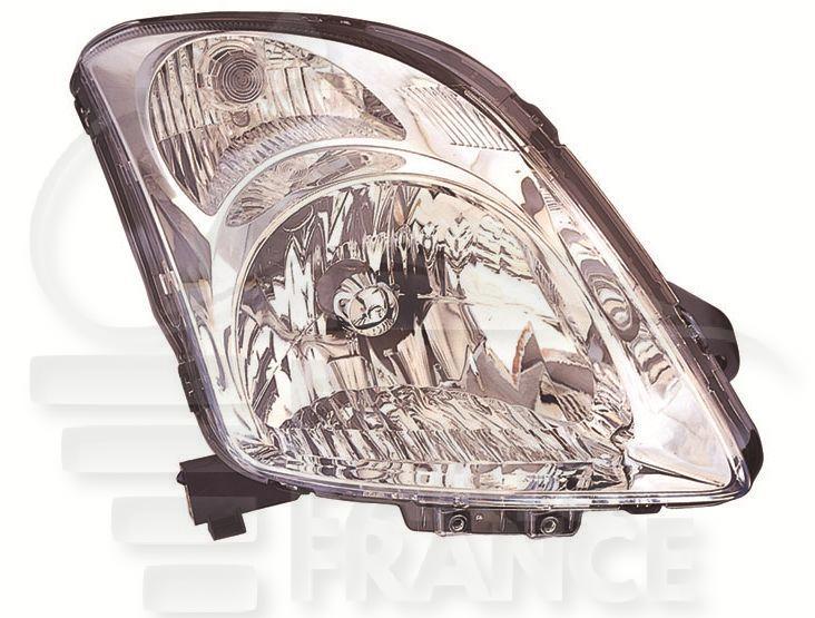 OPT D H4 ELECT S/MOTEUR F/NOIR Pour SUZUKI SWIFT - SZ121 01/05→12/06
