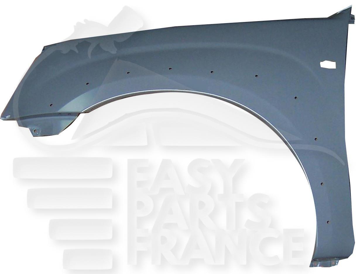 AILE AVG A/FEU A/MOULURE - 4 PTES Pour ISUZU D MAX - IZ011 02/06→12/11