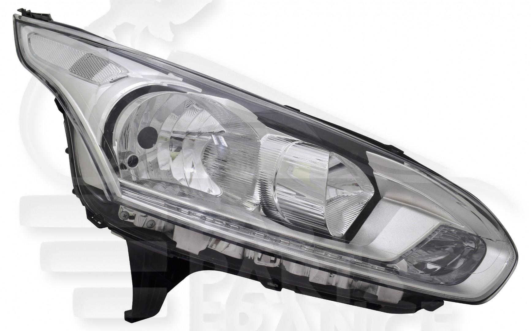 OPT D H7+H15 ELECT A/MOTEUR F/CHROME-BLANC & FEU BLANC Pour FORD TRANSIT CONNECT - FD183 02/14→04/18