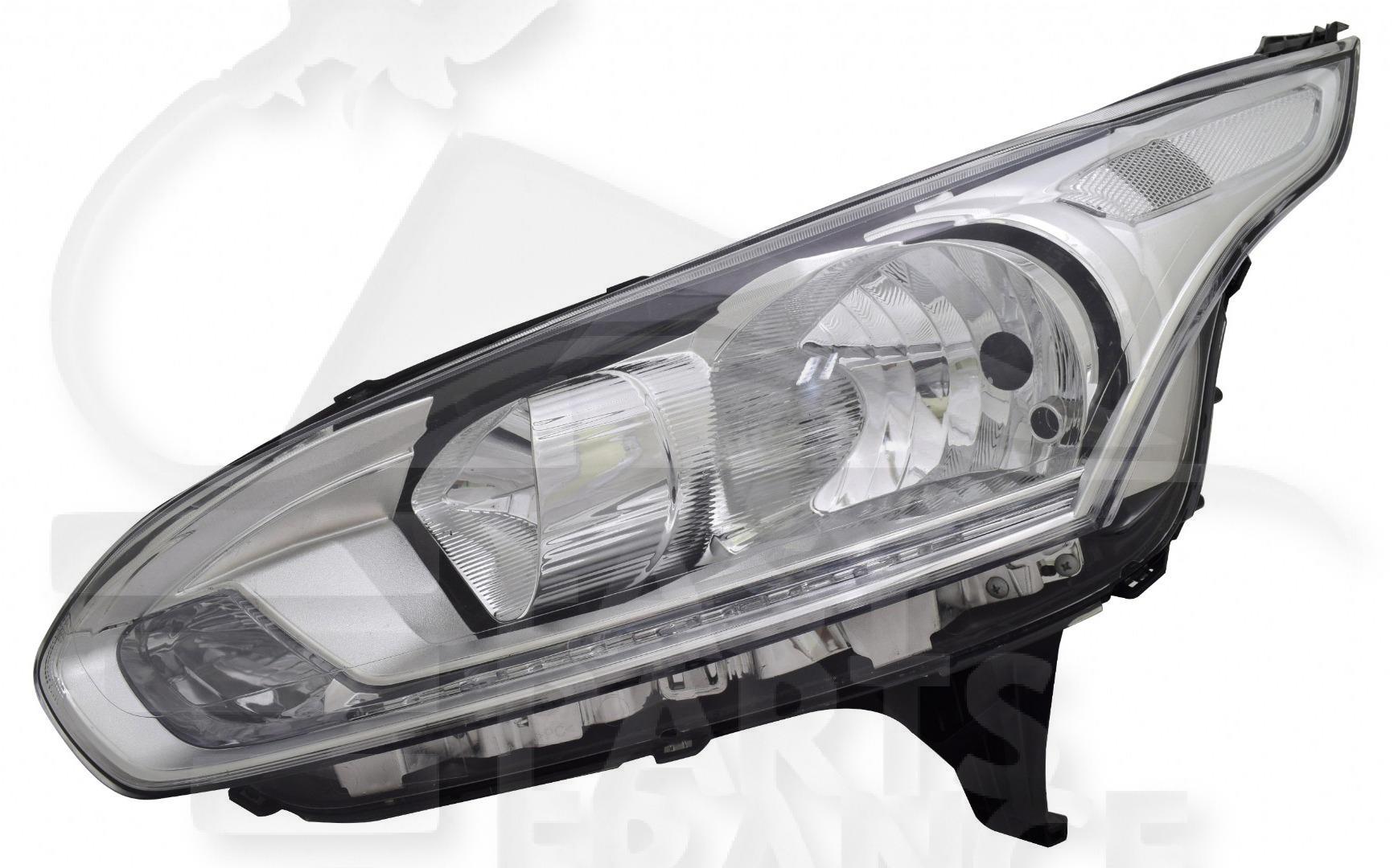 OPT G H7+H15 ELECT A/MOTEUR F/CHROME-BLANC & FEU BLANC Pour FORD TRANSIT CONNECT - FD183 02/14→04/18