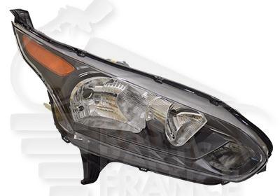 OPT D H7+H15 ELECT A/MOTEUR F/CHROME-NOIR & FEU ORANGE Pour FORD TRANSIT CONNECT - FD183 10/13→04/18