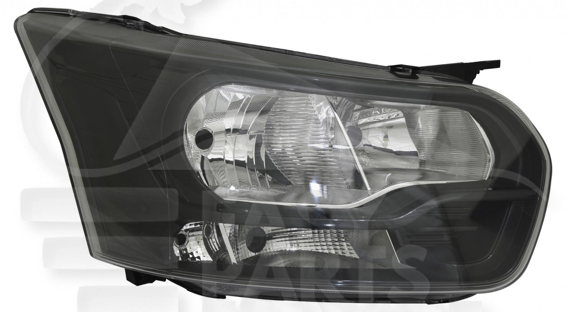 OPT D H7+H15 ELECT A/MOTEUR F/NOIR - 06/16→ Pour FORD TRANSIT MK8 - FD196 03/14→08/19