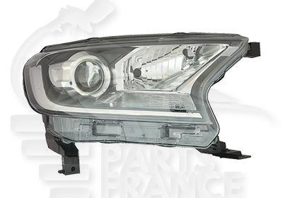 OPT D H11+HB3 +/- ELECT - S/MOTEUR - FEU BLANC - F/NOIR Pour FORD RANGER - FD169 10/15→01/19