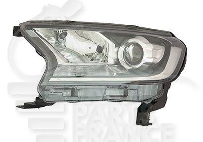 OPT G H7+H15 +/- ELECT - S/MOTEUR - FEU BLANC - F/NOIR - A/FEU DE JOUR Pour FORD RANGER - FD169 10/15→01/19