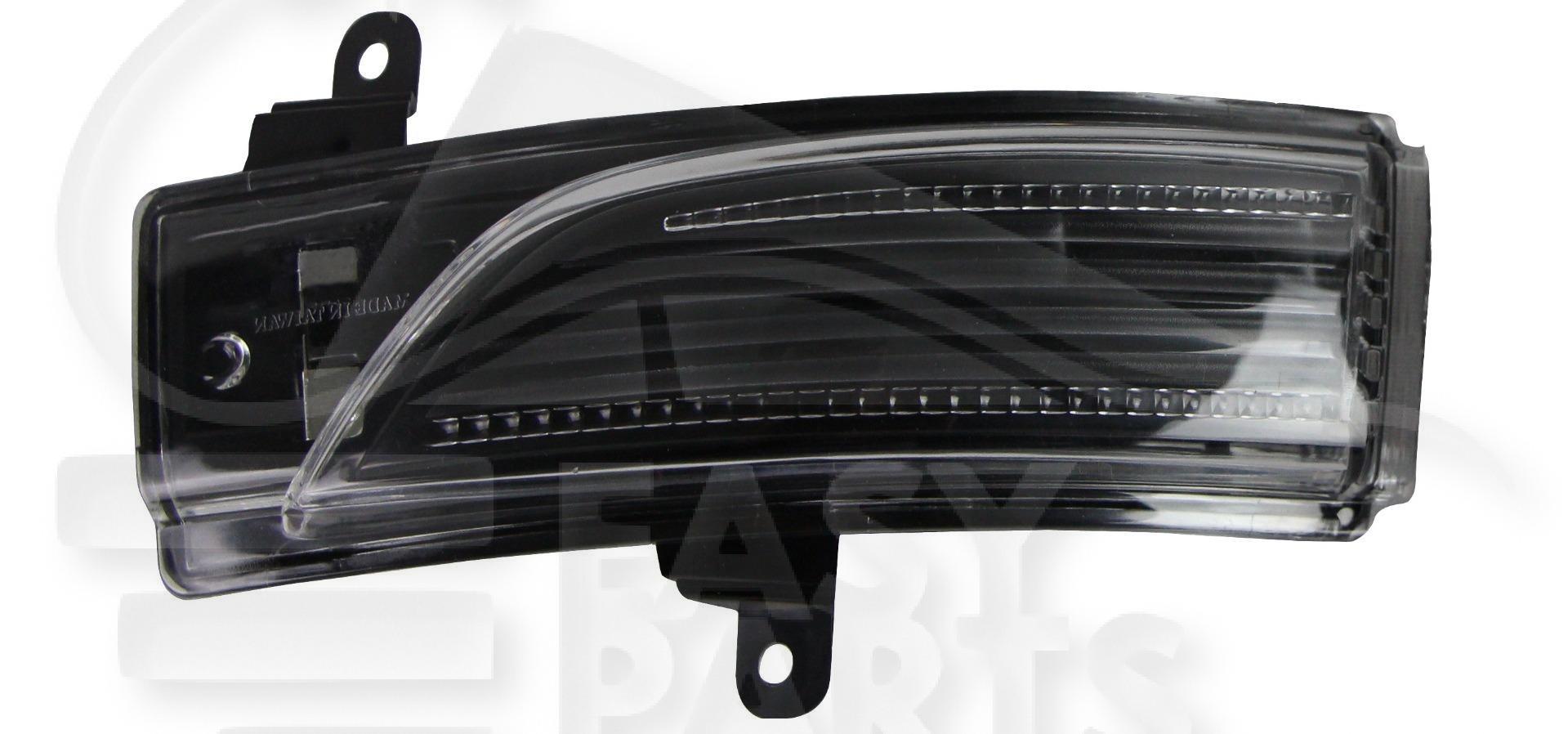 FEU DE RETRO G BLANC LED - 03/12 - > Pour SUBARU LEGACY - SB045 01/10→12/14