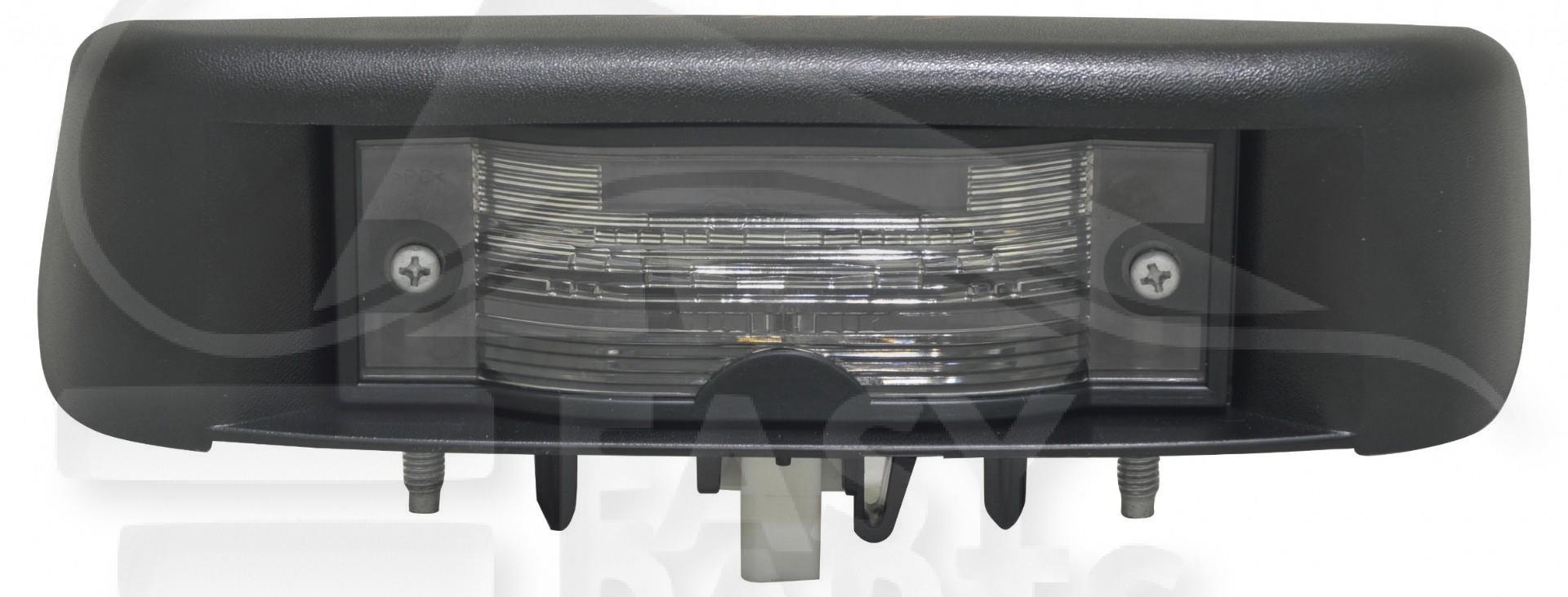 FEU DE PLAQUE AR W5W mod HAUT Pour NISSAN NV300 - NNS310 11/16→