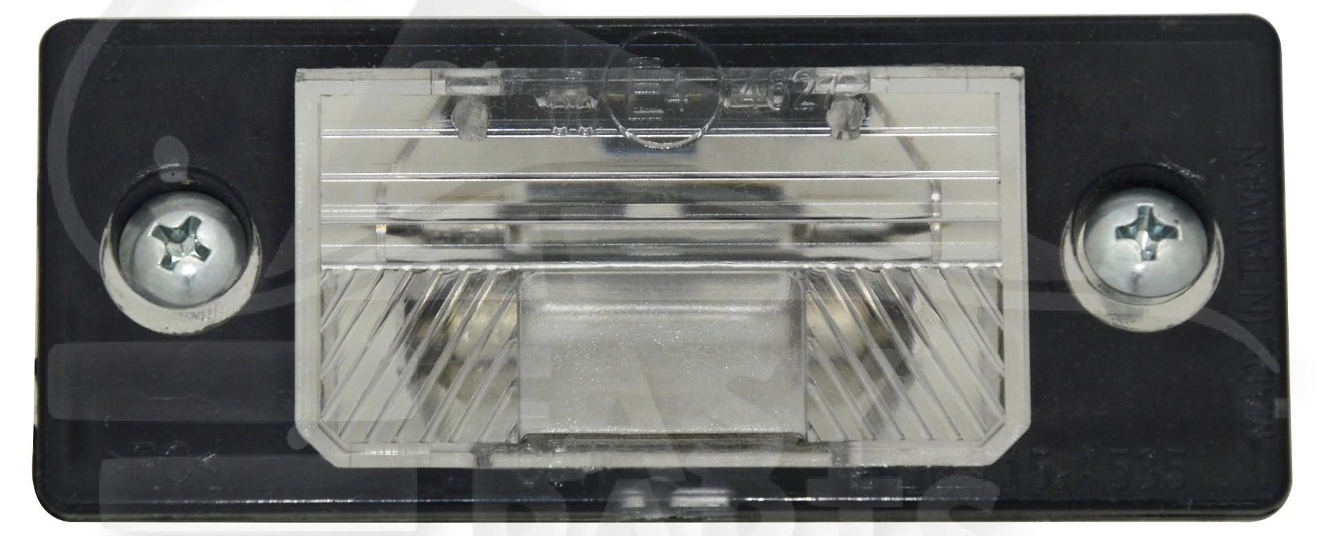 FEU DE PLAQUE ARD/ARG C5W Pour VOLKSWAGEN TOUAREG - VO180 12/02→12/06