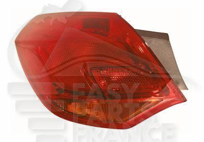 FEU ARG EXT ROUGE mod 3/5 PTES Pour OPEL ASTRA J - OP037 12/09→08/12