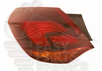 FEU ARG EXT FUME mod 3/5 PTES Pour OPEL ASTRA J - OP039 09/12→07/15