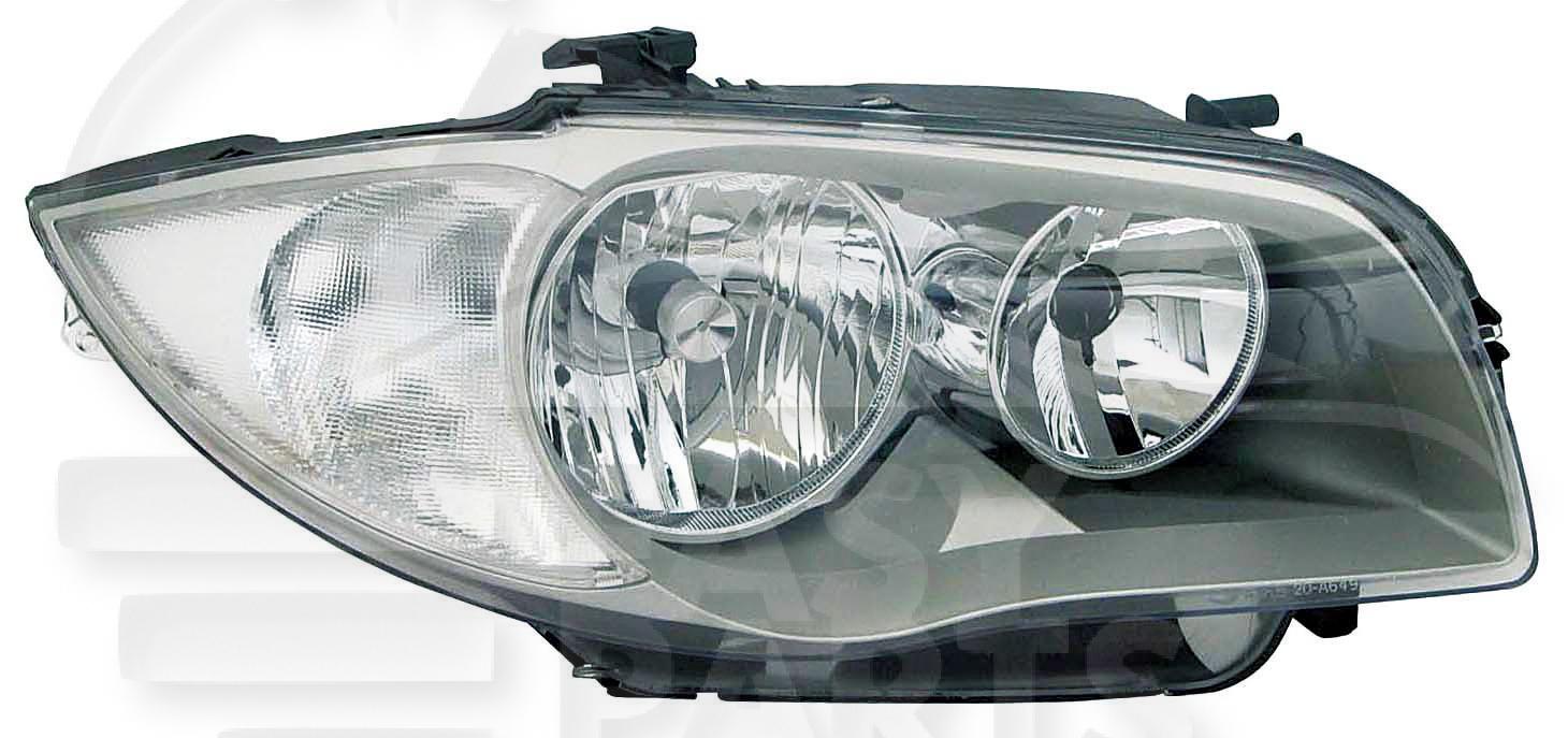 OPT D H7+H7 ELECT S/MOTEUR F/CHROME Pour BMW S1 E87/E81 - BM010 08/04→04/07