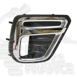 GRILLE DE PC AVD NOIRE - MOULURE CHROMEE mod SPORT Pour SUBARU FORESTER - SB016 06/19→