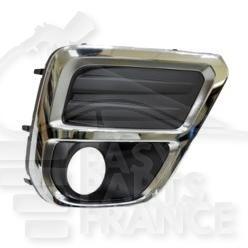 GRILLE DE PC AVG NOIRE - MOULURE CHROMEE mod SPORT Pour SUBARU FORESTER - SB016 06/19→