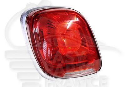 FEU ARG - BORD CHROMEE Pour FIAT 500 X CITY LOOK - FT011 01/15→10/18
