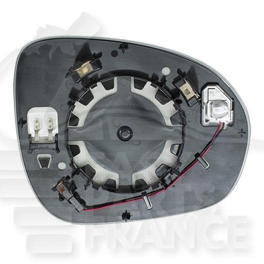 GLACE DE RETRO G CHAUF & BDS Pour FIAT 500 X CITY LOOK - FT011 01/15→10/18