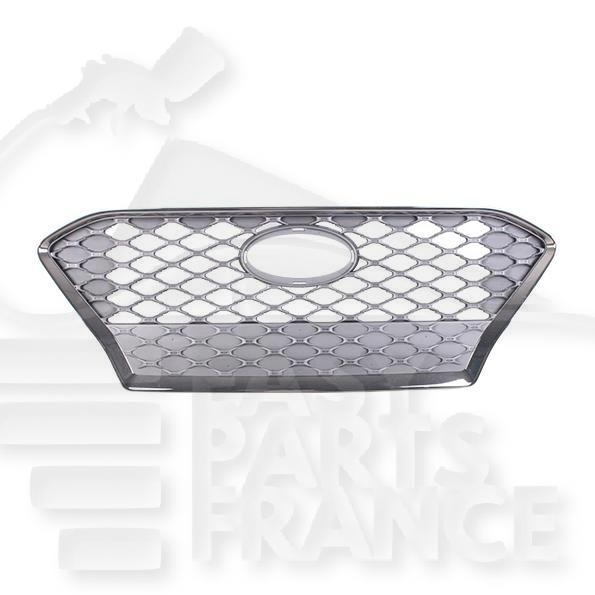 GRILLE DE CALANDRE GRISE A/MOULURE NOIRE Pour HYUNDAI KONA - HY300 10/17→08/20