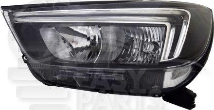 OPT G H7+HB3 A/MOTEUR & FEU DE JOUR LED sans module LED Pour OPEL MOKKA X - OP191 04/16→