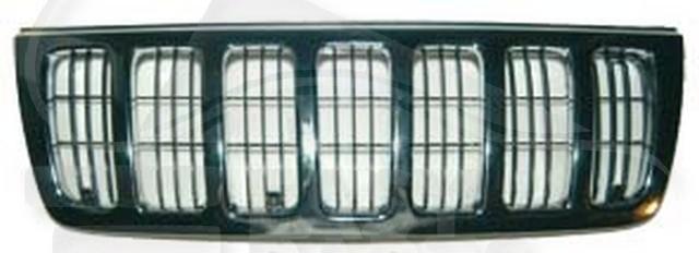 GRILLE DE CALANDRE Pour JEEP GRAND CHEROKEE - JE031 01/99→09/01