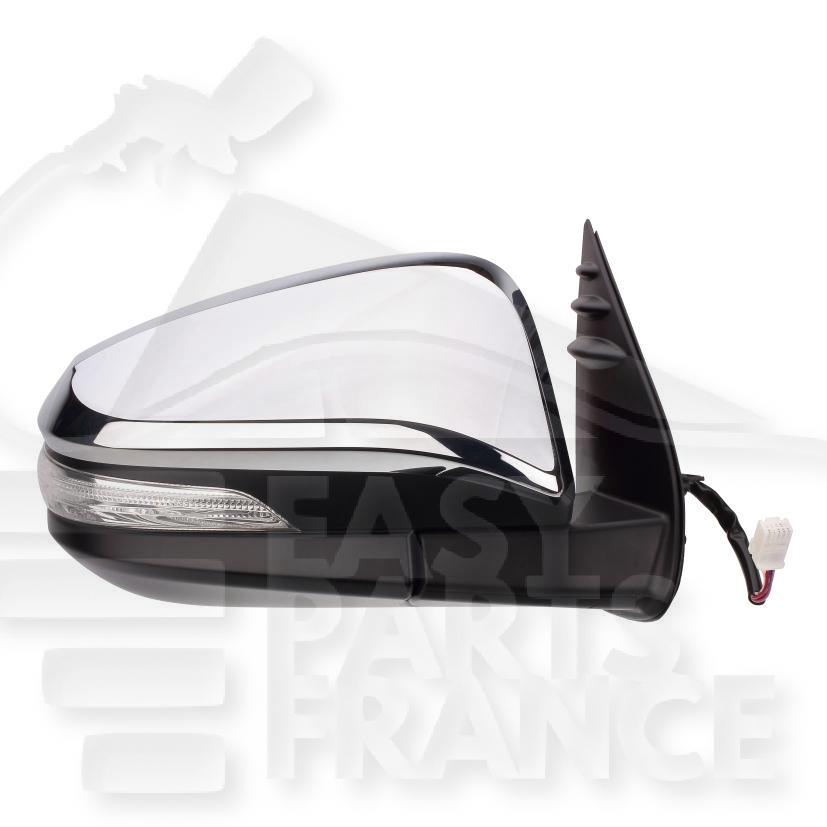 RETRO G ELECT CHAUF CHROME A FEU RAB ELECT Pour TOYOTA HILUX (AN120/AN130)- TY137 03/16→05/20